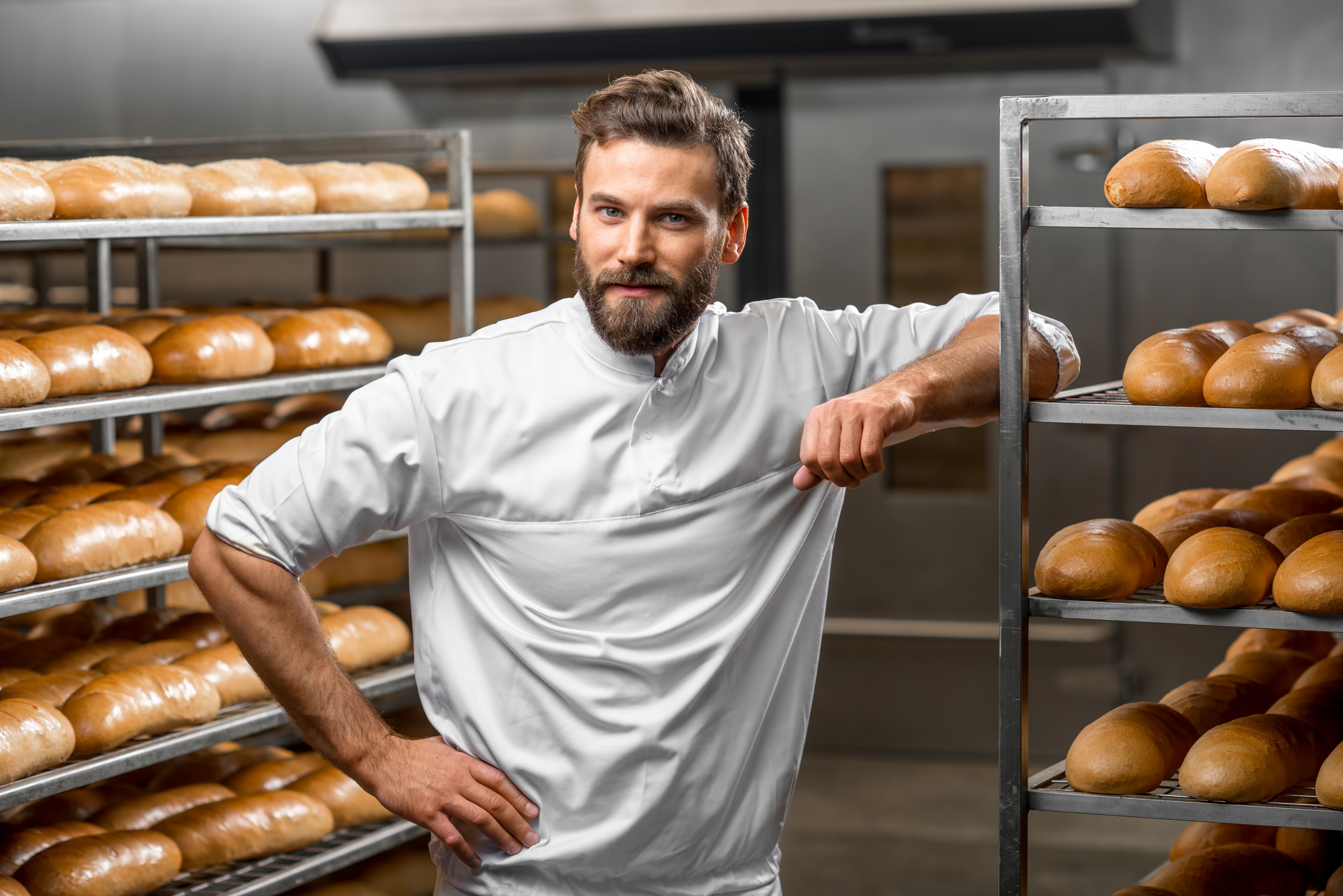 Portrait of a baker